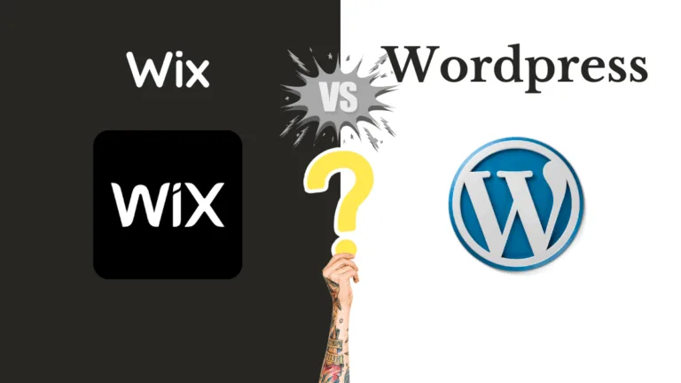 Comparatif entre Wix et WordPress en 2025 illustré par Devmiweb agence web à Nice pour aider les professionnels à choisir