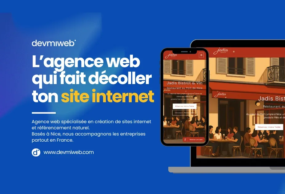 Portfolio des refontes de sites internet réalisées par Devmiweb Nice – tous secteurs