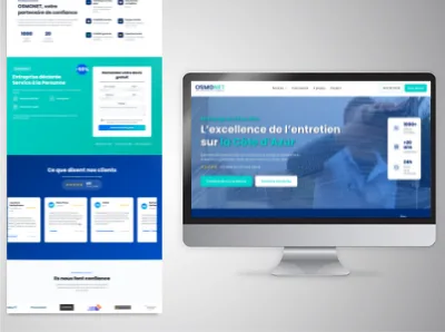 Site internet Osmonet – nettoyage de vitres Nice