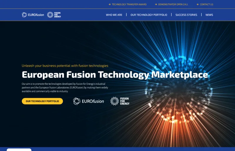 Refonte du site European Fusion Technology Transfer