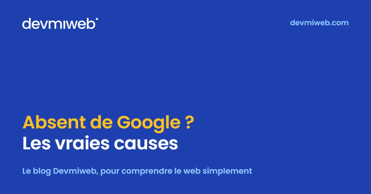 mon site n'apparaît pas sur Google